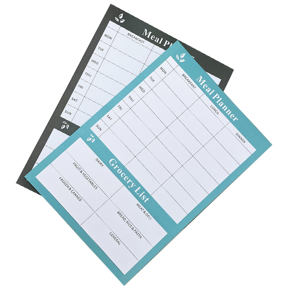 Meal Prep Healthy - 2Pcs Weekly Meal Planner Notebook Diet