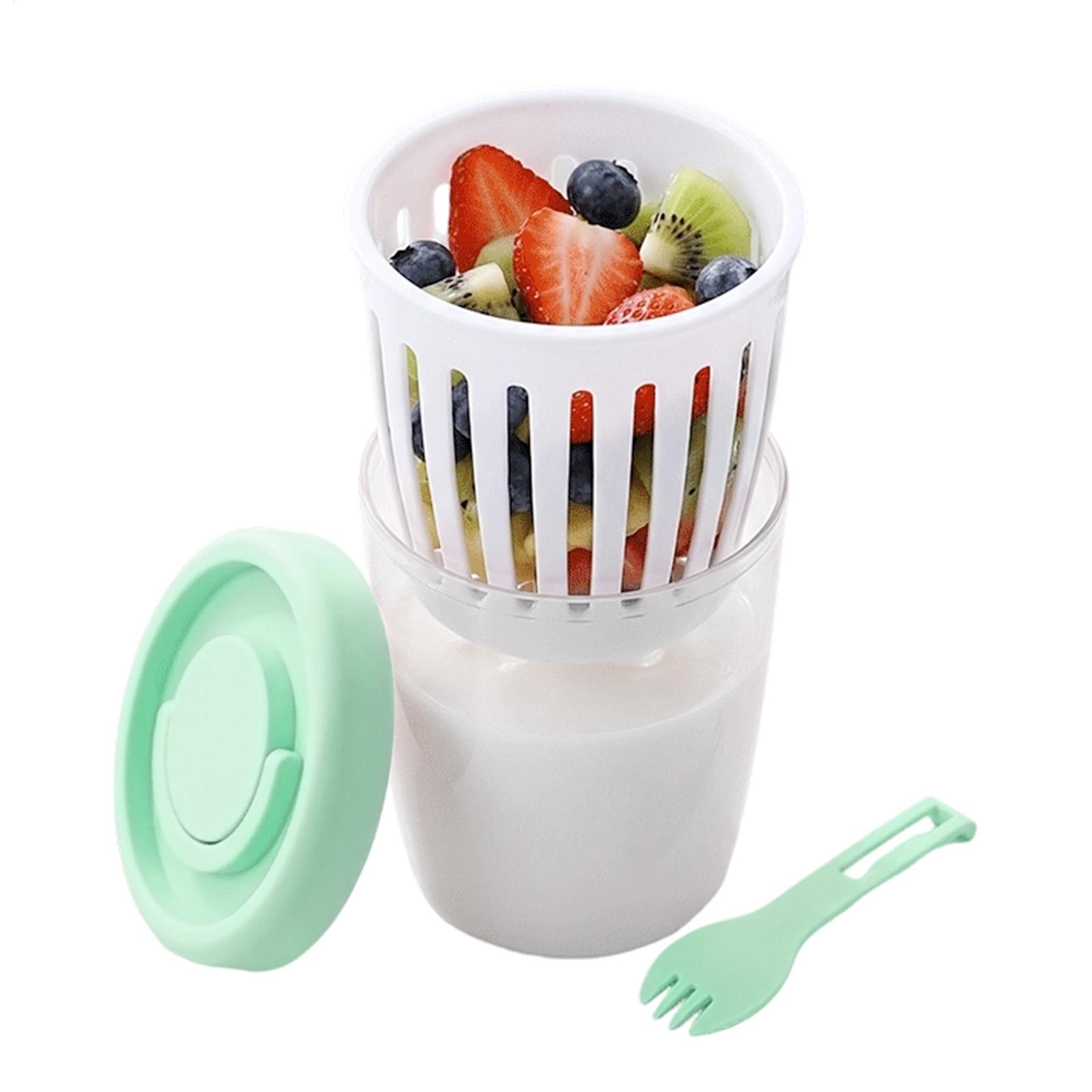 Meal Prep Yogurt Cups - Yogurt Cups With Lids Draining Airtight
