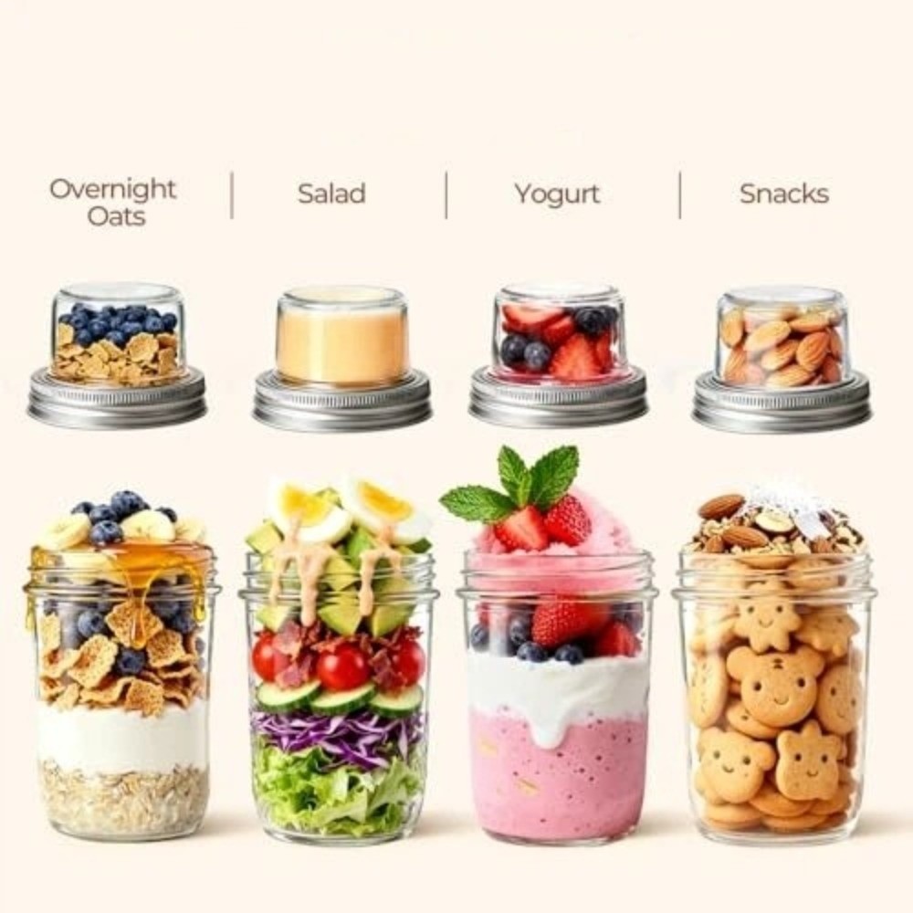 Dual-Layer Yogurt Parfait Cups - Meal Prep Yogurt Cups review and price