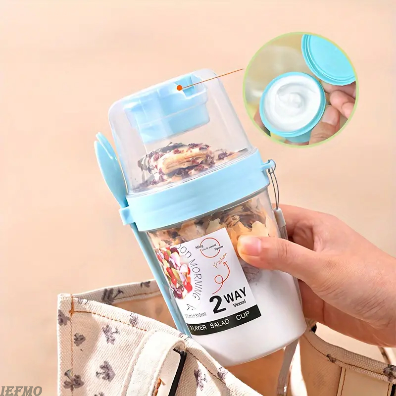 On-the-Go Salad Bowl Set with  - Meal Prep Yogurt Cups review and price