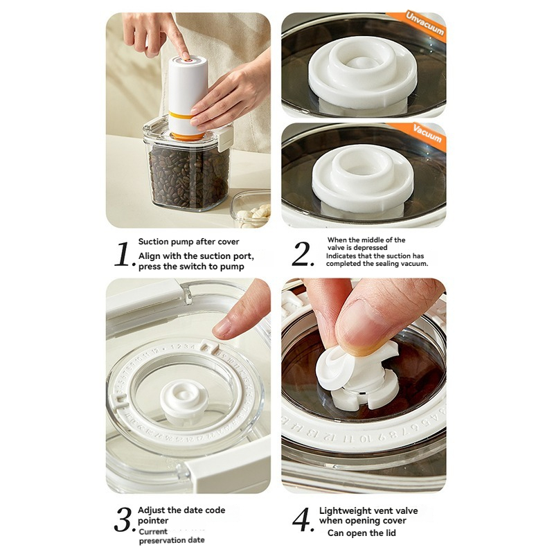 Vacuum Seal Container Coffee B - Meal Prep Jar review and price