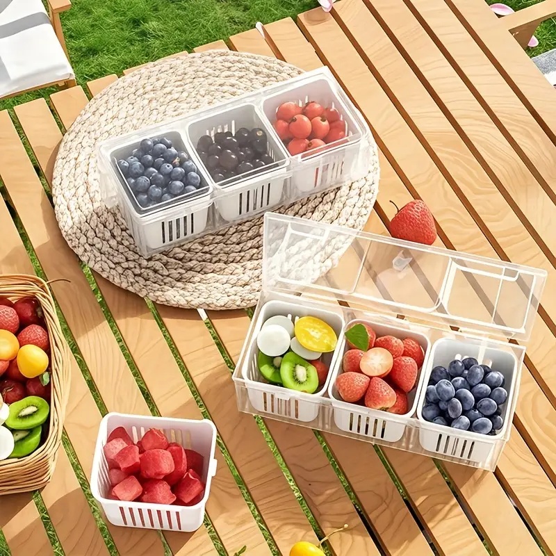Compartment Food Storage Conta - Salad Container Jar review and price