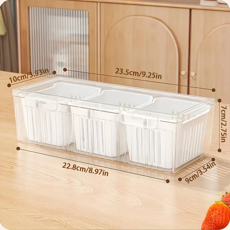 Compartment Food Storage Conta - Salad Container Jar review and price