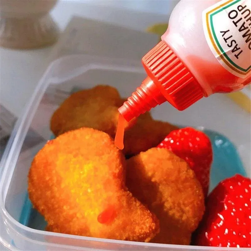 2Pcs/Set 25ML Mini Tomato Ketc - Salad Container Jar review and price