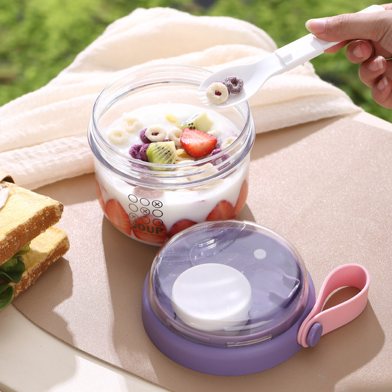 Salad Cup Double Layer Oatmeal - Salad Container Jar review and price