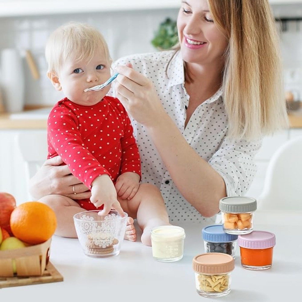 6pcs Mason Jar Glass Baby Food - Salad Container Jar review and price