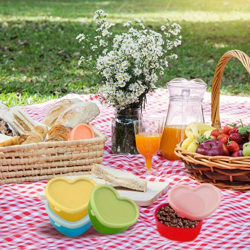 5PCS Mini Lunch Box Condiment  - Salad Container Jar review and price