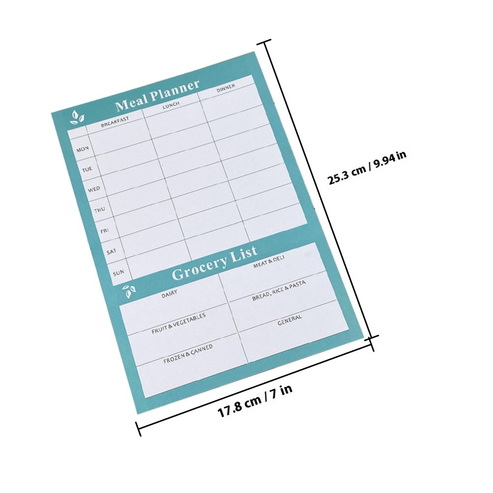 2Pcs Weekly Meal Planner Noteb - Meal Prep Healthy review and price
