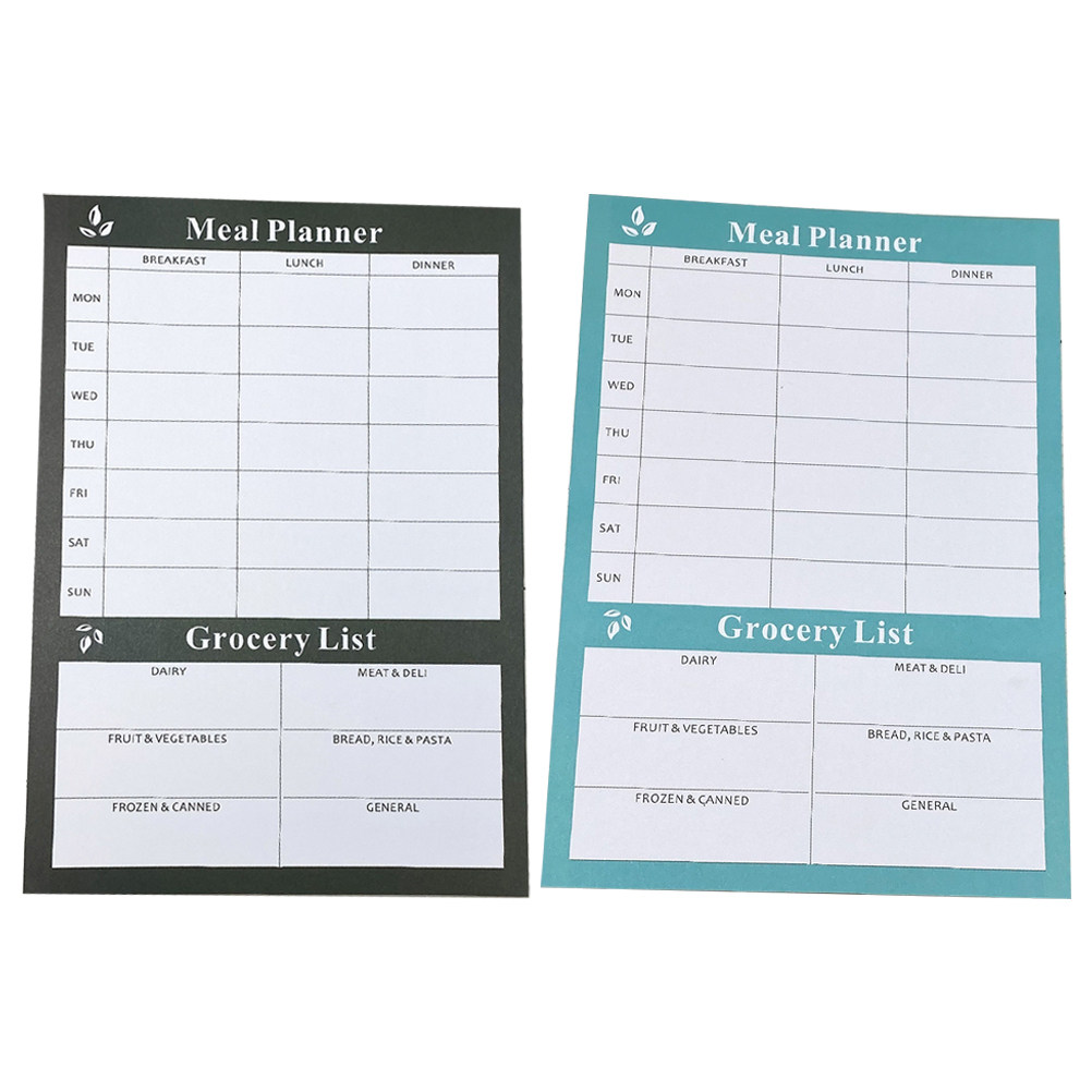 2Pcs Weekly Meal Planner Noteb - Meal Prep Healthy review and price
