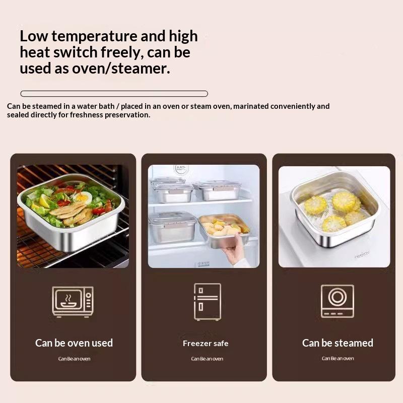 Portable Large Capacity Stainl - Salad Container Jar review and price
