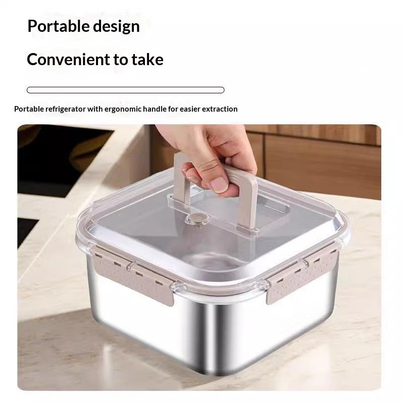 Portable Large Capacity Stainl - Salad Container Jar review and price