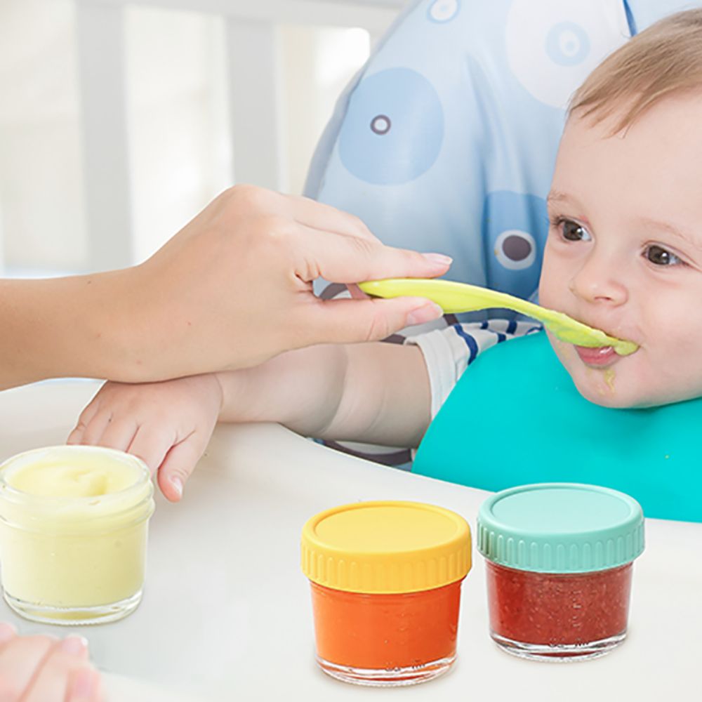6pcs Glass Baby Food Jar Reusa - Salad Container Jar review and price