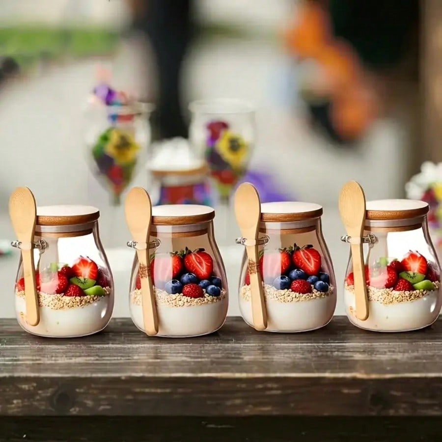 4 Pack Overnight Oats Containe - Meal Prep Yogurt Parfait review and price