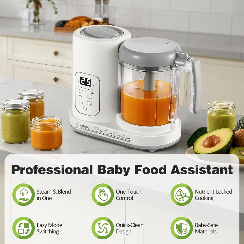 Baby Food Maker Steamer Blende - Meal Prep Healthy review and price
