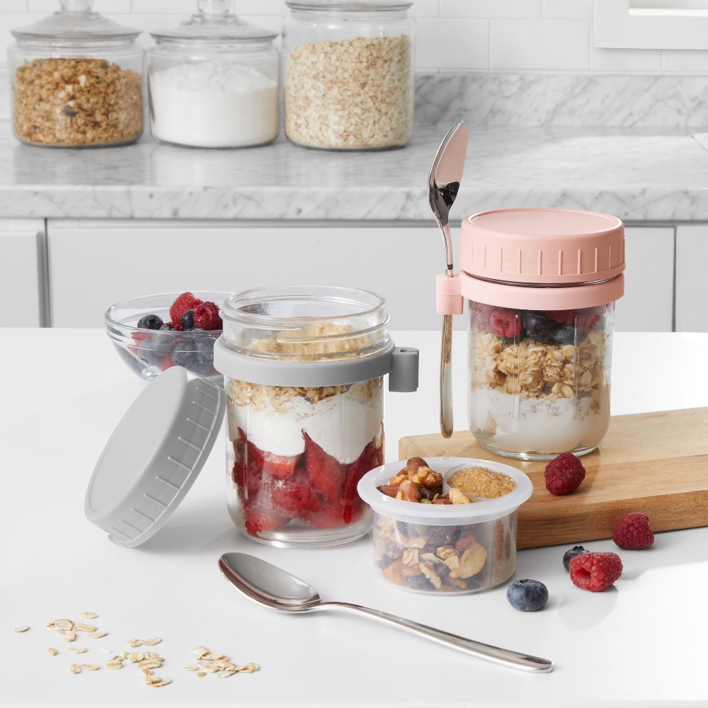 Portable Overnight Oats Food J - Meal Prep Jar review and price
