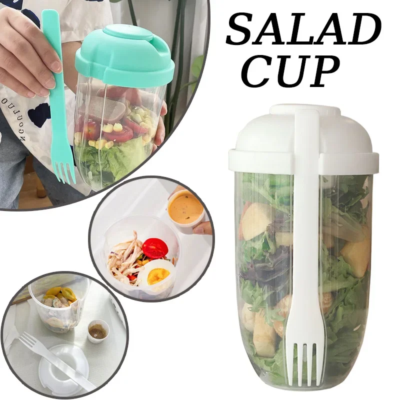 Portable Salad Bowl with Lid a - Meal Prep Healthy review and price