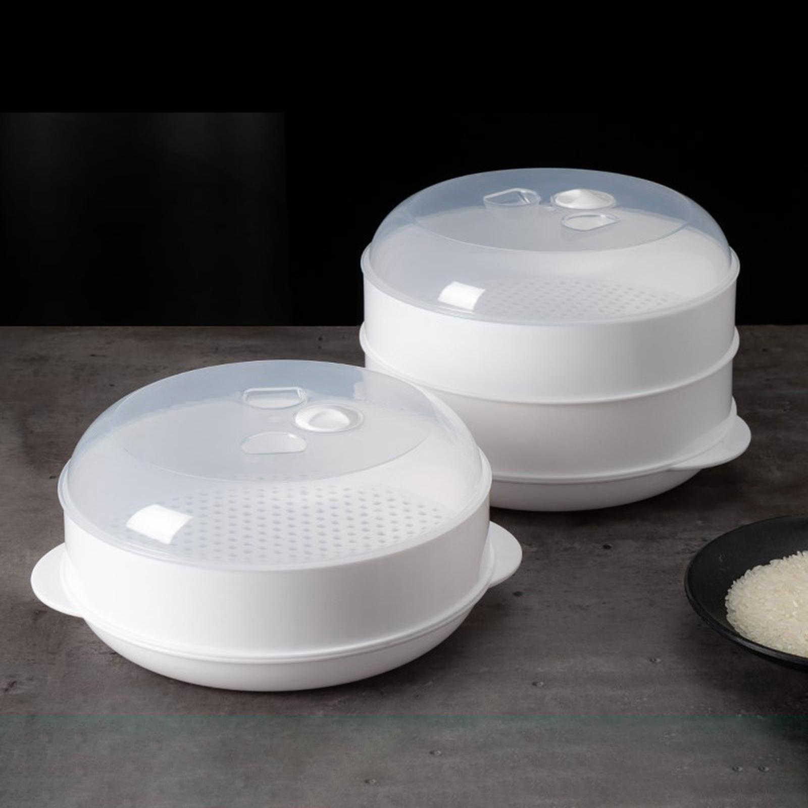 Stackable Microwave Steamer Hi - Meal Prep Healthy review and price