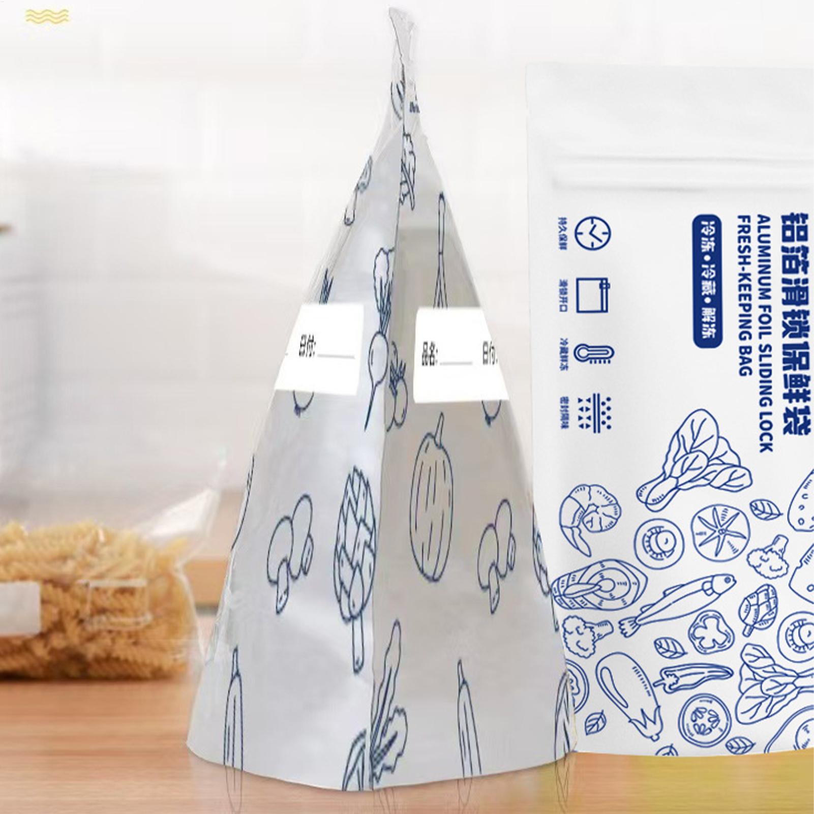 Aluminum Foil Storage Bags Vac - Meal Prep Seafood review and price
