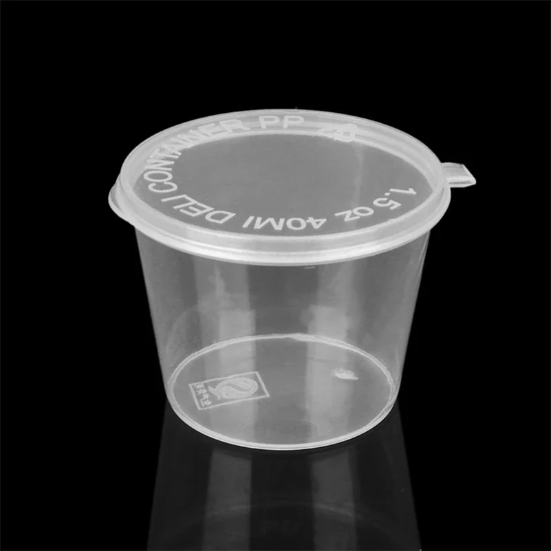 50Pcs Plastic Sauce Jars with  - Salad Container Jar review and price