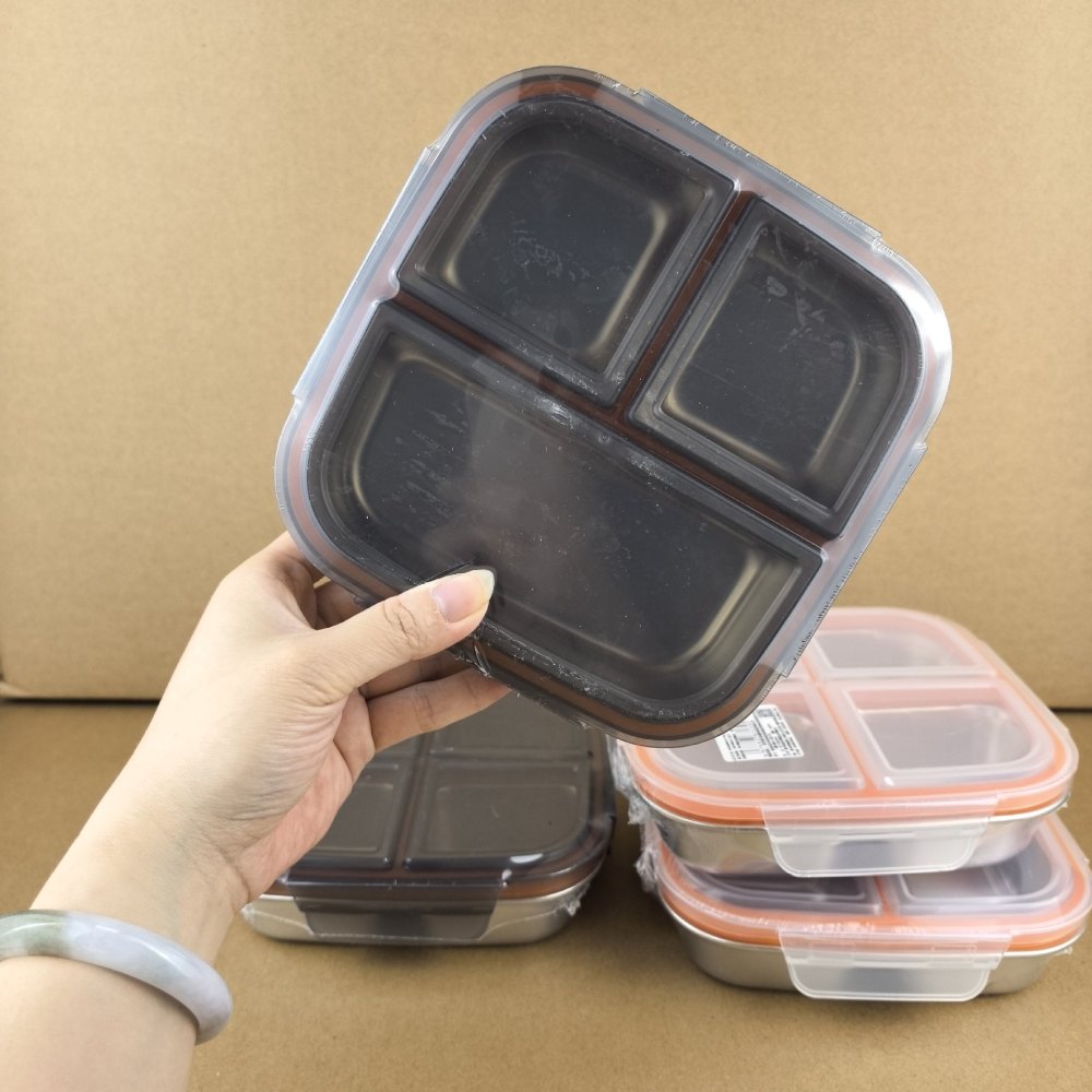 Rectangle 304 Stainless Steel  - Meal Prep Healthy Lunch review and price