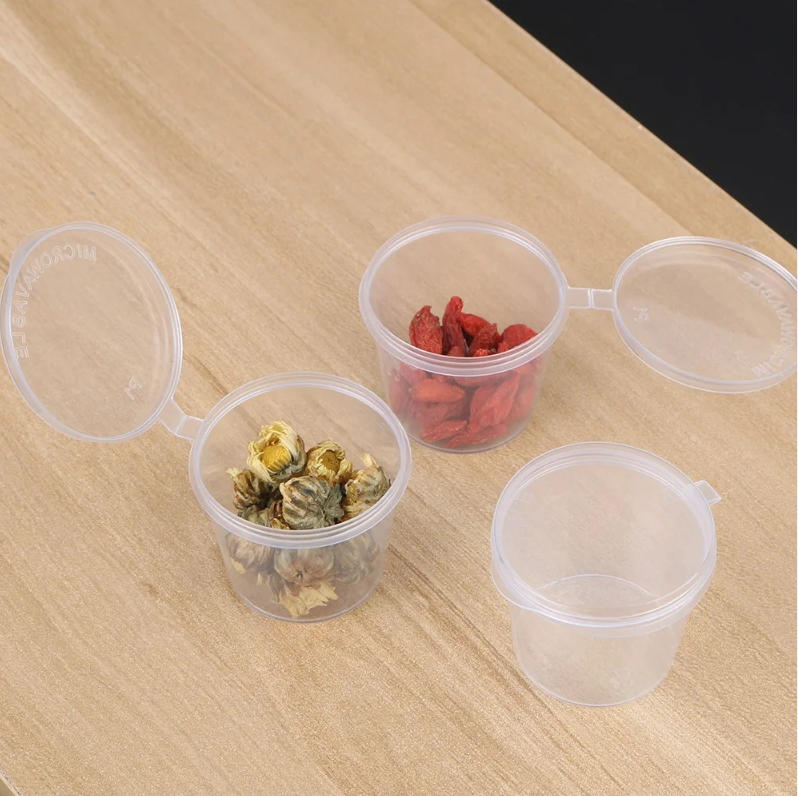 Disposable Clear Plastic Sauce - Meal Prep Jar review and price