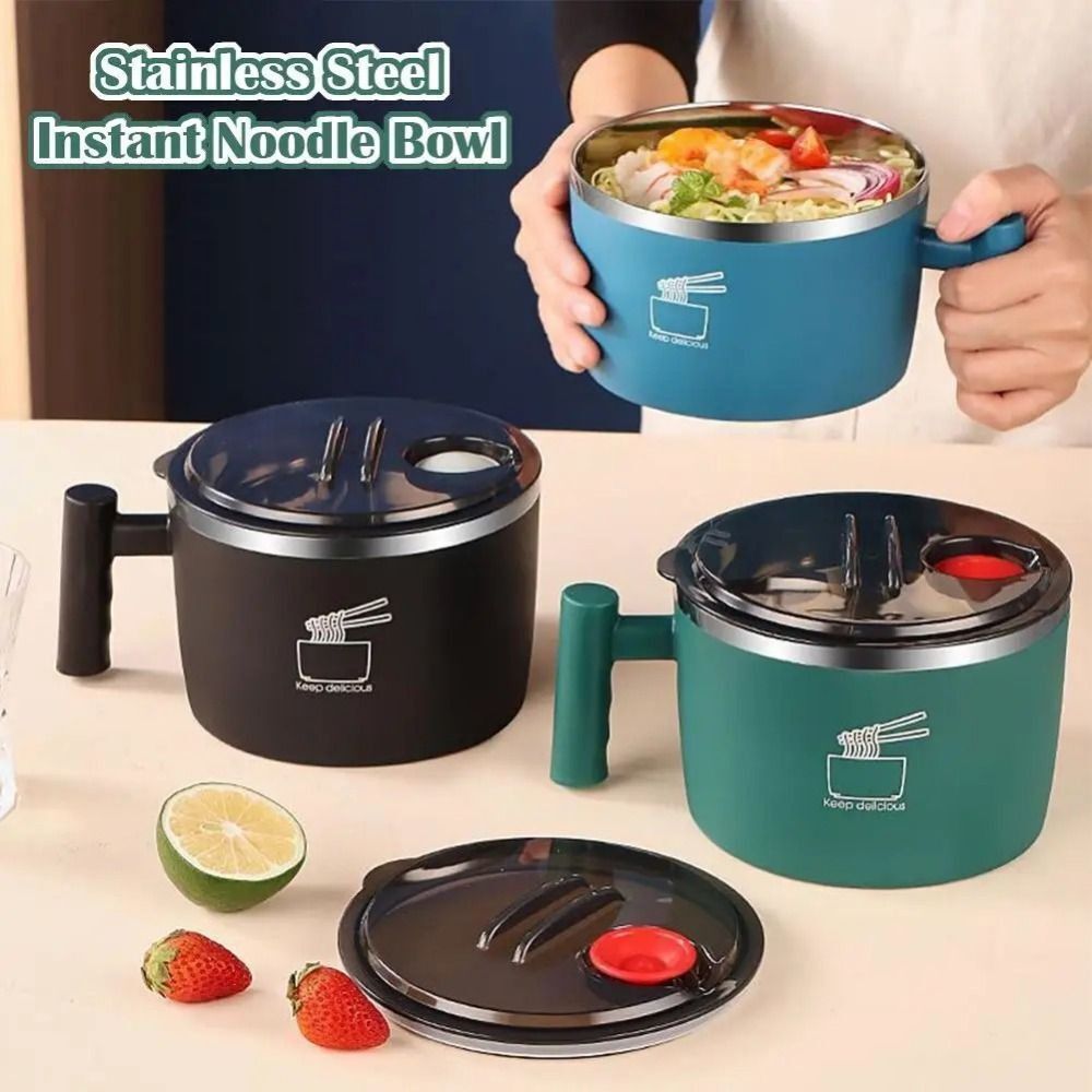 Portable Stainless Steel Ramen - Salad Container Jar review and price