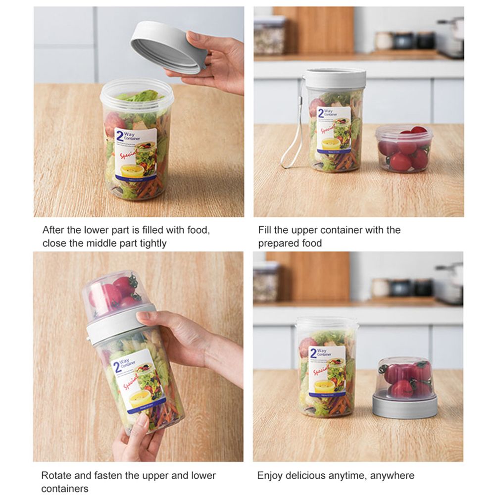 Double-layer Fresh-keeping Box - Meal Prep Yogurt review and price