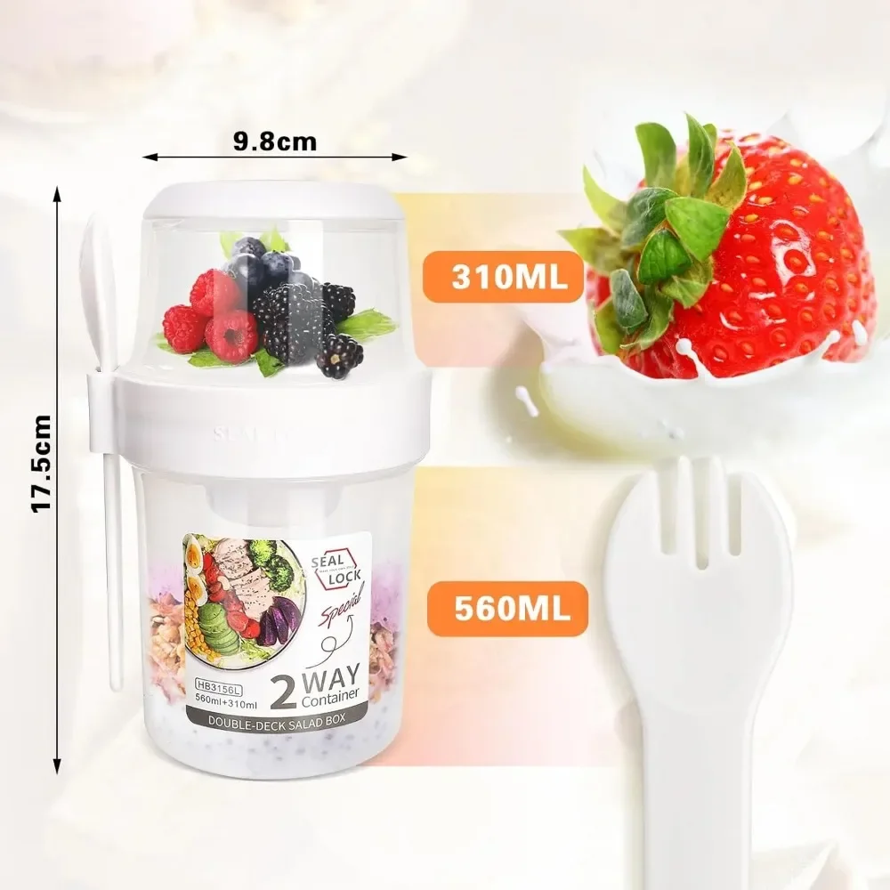 Salad Cup Breakfast Cups Porta - Meal Prep Yogurt review and price