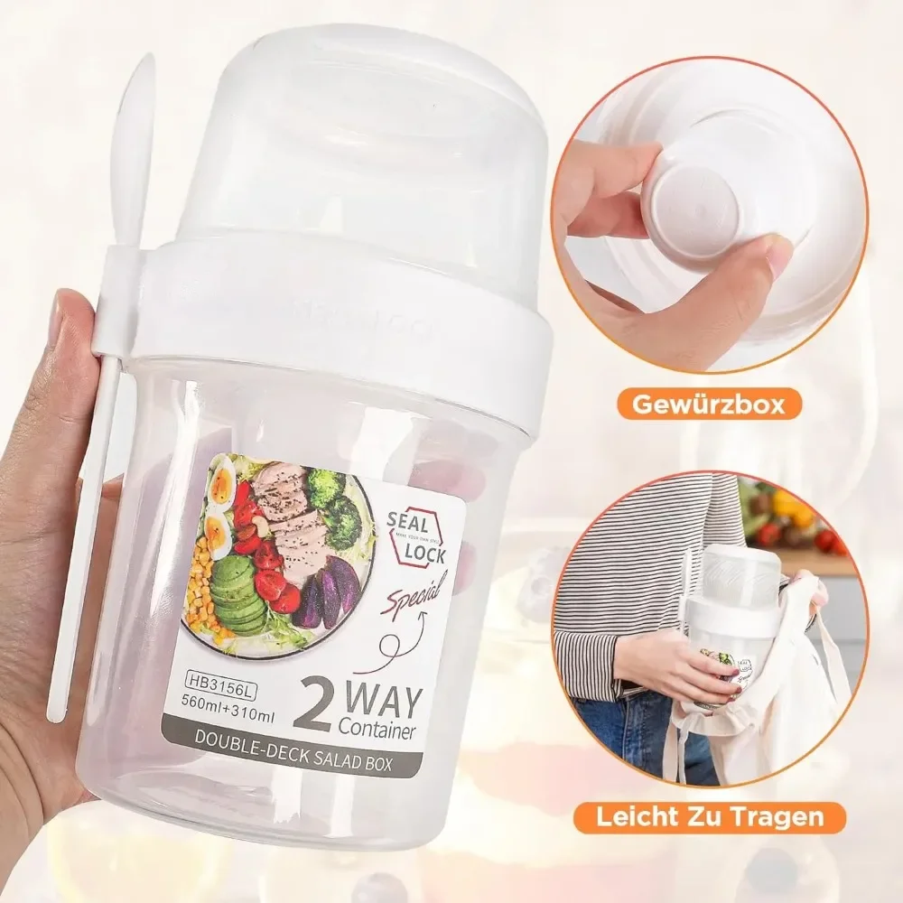Salad Cup Breakfast Cups Porta - Meal Prep Yogurt review and price