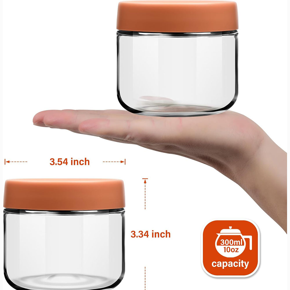 10oz Glass Overnight Oats Jars - Meal Prep Yogurt Cups review and price