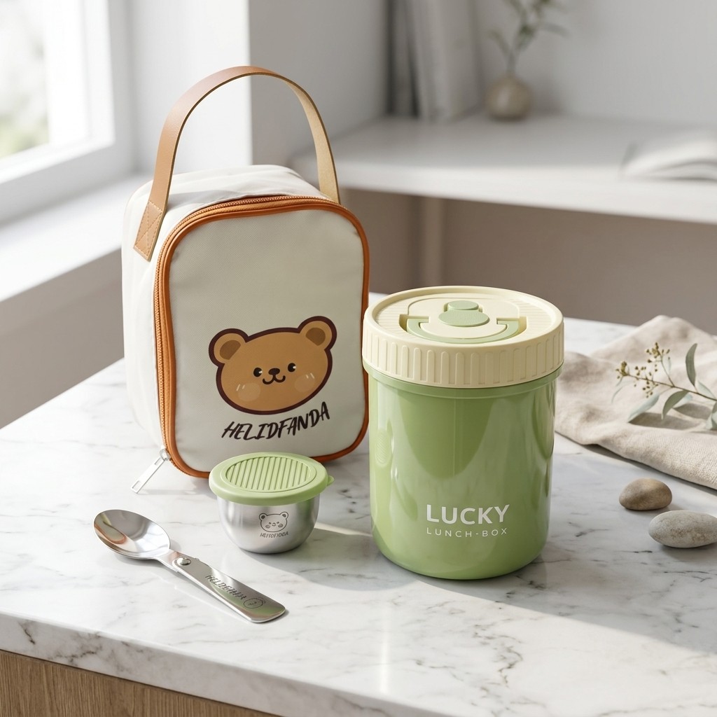 304 Stainless Steel Thermal Lu - Salad Container Jar review and price