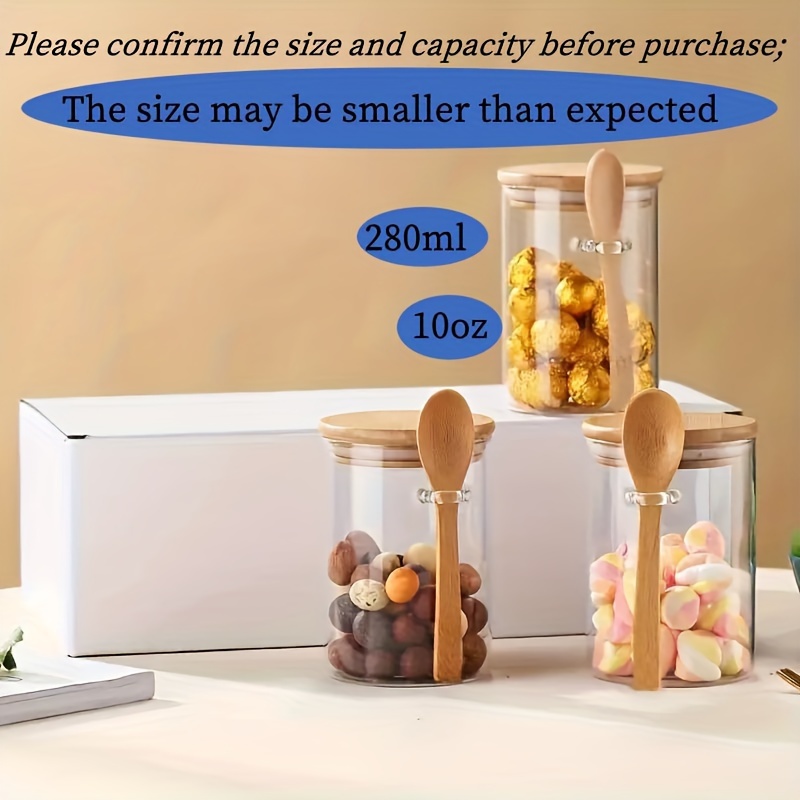 280ml Candy Jar, Biscuit Jar,  - Meal Prep Jar review and price