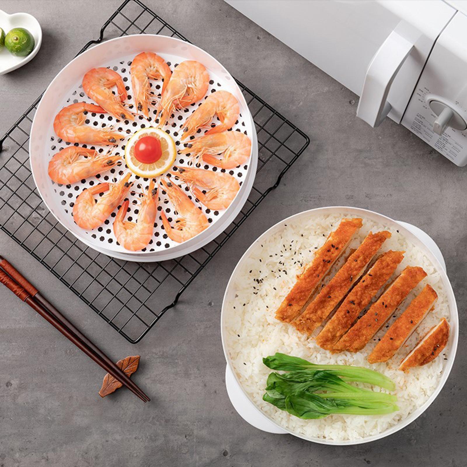 Stackable Microwave Steaming D - Meal Prep Healthy review and price