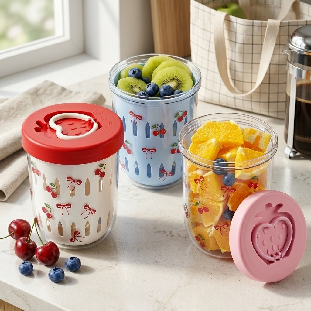 Plastic Salad Container with L - Meal Prep Yogurt Cups review and price