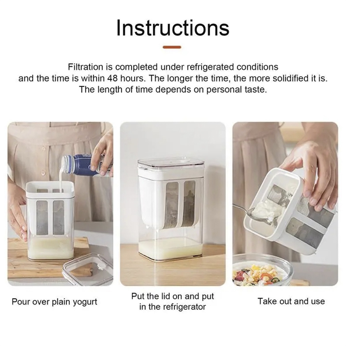 Yogurt Filter Food Strainer 11 - Meal Prep Yogurt review and price