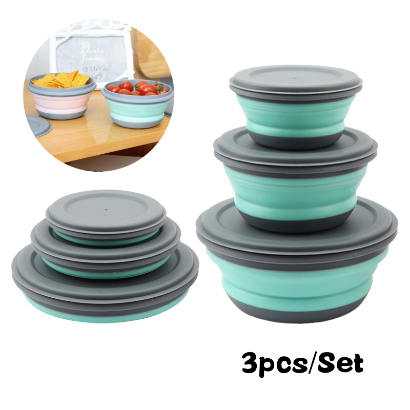 Portable Folding Lunch Box Bow - Salad Container Jar review and price