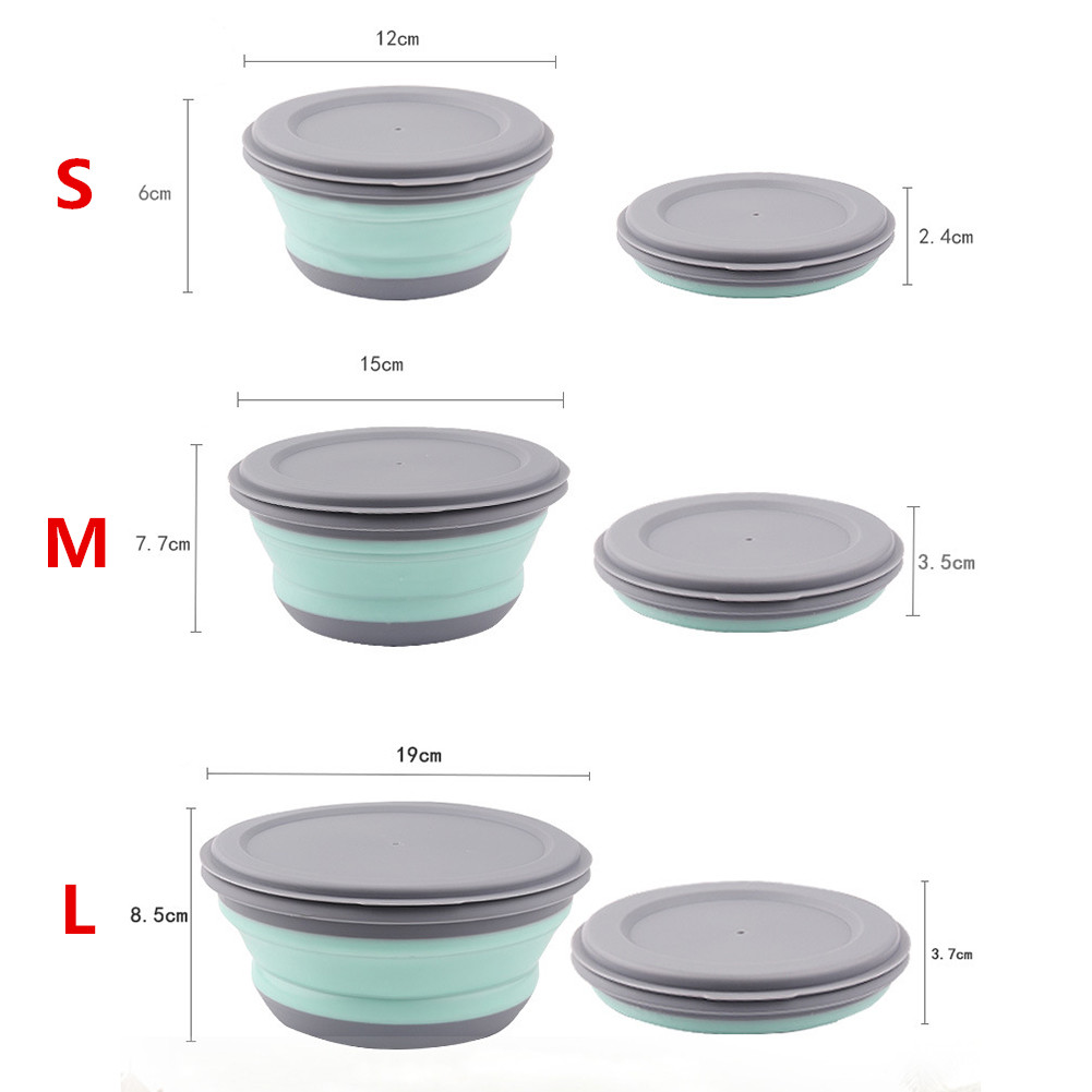 Portable Folding Lunch Box Bow - Salad Container Jar review and price